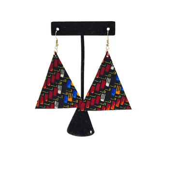 New Spring 23 Africa Cloth Earrings