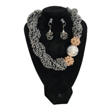 Dressed to Kill Original Ghanaian Necklace/Earring Set