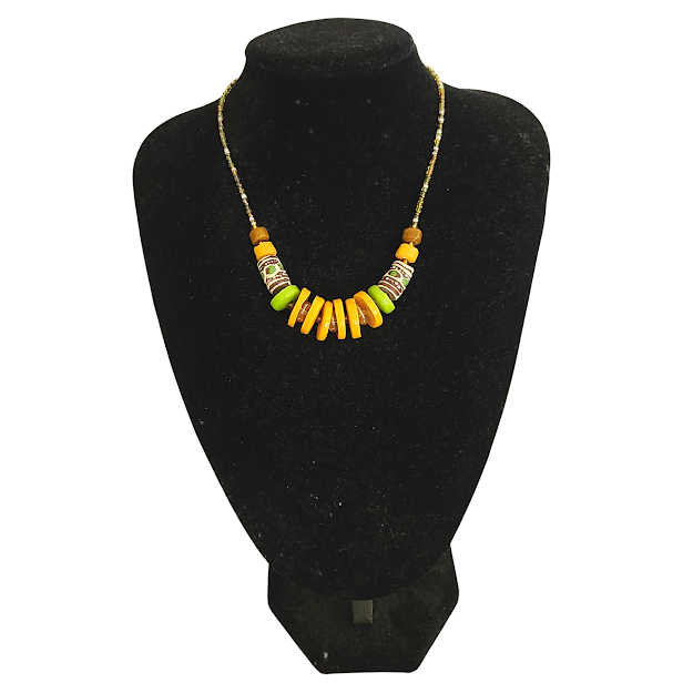 Dressed to Kill Original Ghanaian Bead Necklace