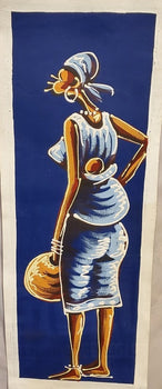 Painting (Unframed) - Woman Carrying Baby